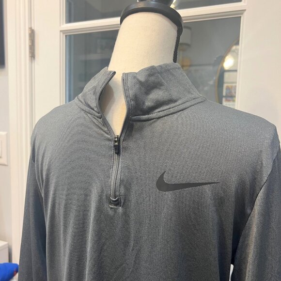 NIKE Pro Dri Fit 1/4 Zip Pullover Shirt S - Picture 3 of 6